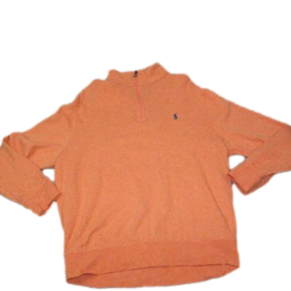 Polo Ralph Lauren Men's Mock Neck Partial Zip Front Shirt Size Large - Picture 1 of 4